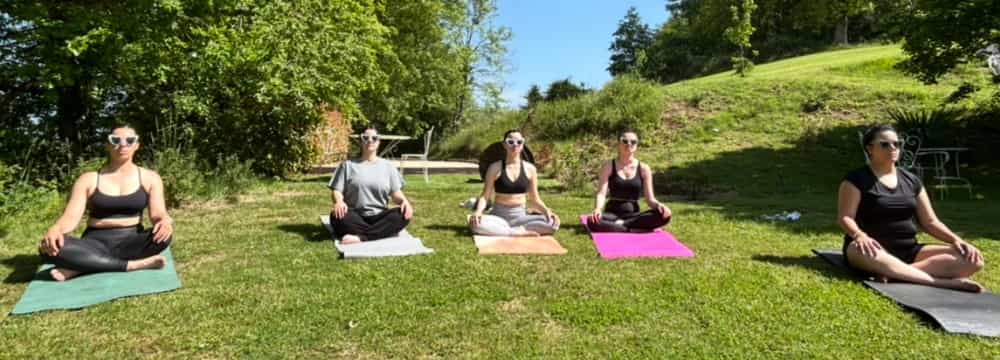 yoga evjf enterrement vie jeune fille gers 2